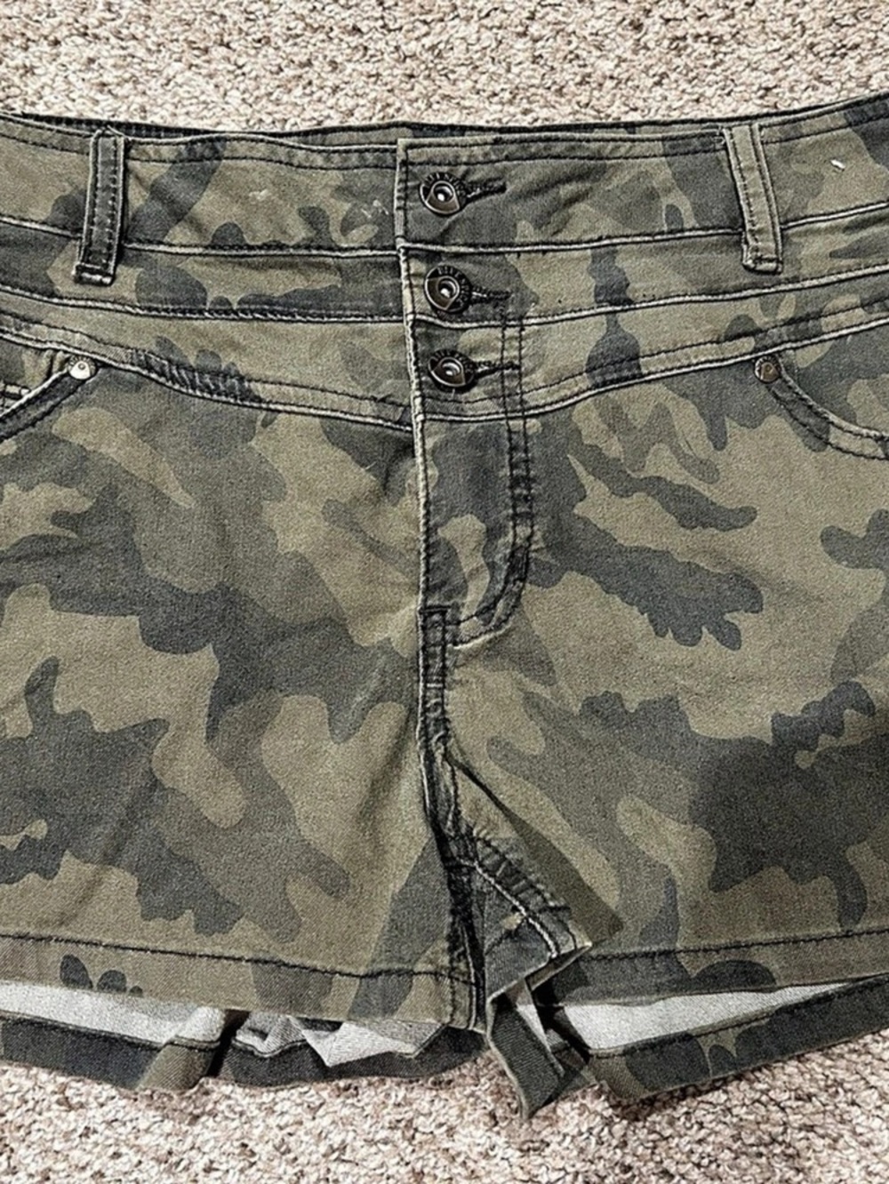 Women’s Camo Shorts BlueSpice 13